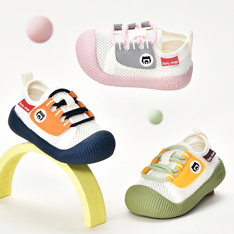 Toddler shoes for boys, summer sandals, infant soft-soled functional cartoon shoes, baby shoes for ages 1-3, children's shoes