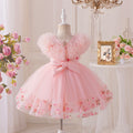 New arrival cross-border kids performance dress lace princess skirt festival tutu skirt gauze skirt first birthday dress performance costume