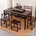 New chinoiserie tea table and chair combination office kung fu coffee table for home living room balcony tea table tea table