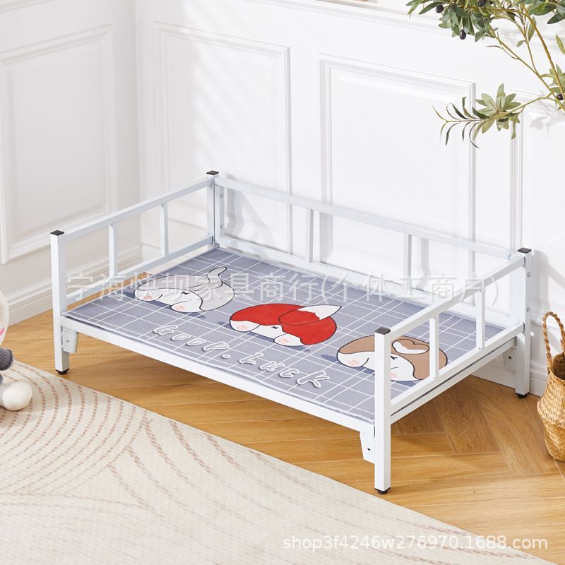 Pet iron bed neutral dog house bed off the subway art large, medium and small dogs teddy french fighting all year roundneutral dog house bed frame