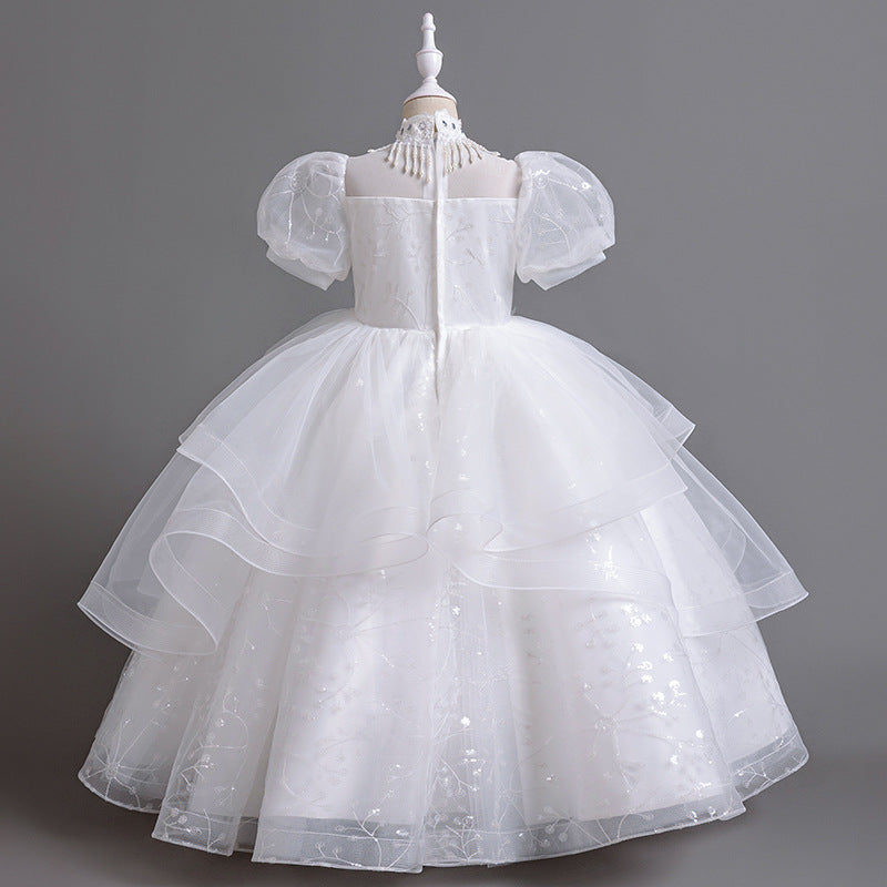 Yimingwei export cross-border kids dress, western style princess skirt, tutu skirt, youthkiddressdress