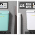 Ivory white thickened 13 liters + matcha green thickened 13 liters + [2 free traceless stickers + 2 hooks]