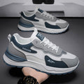 2025 new spring men's mesh breathable chunky sneakers - athletic, casual, trendy, thick-soled, height-increasing, work safety shoes for men