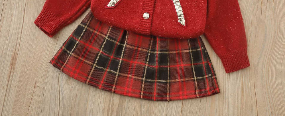 Girlsweater zodiac year red fall and winter style baby pullover shirt new arrival half body sequin christmas new yearsuit