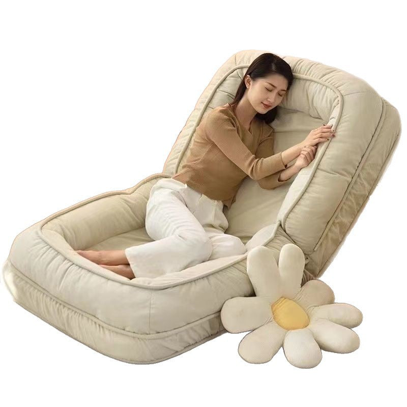 Human dog house lazy sofa foldable sofa bed balcony single huge tatami popular bedroom room lounge chair