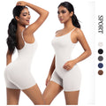 European and american nude feel yoga tank top bodysuit - high-intensity training, dance, and fitness leotard