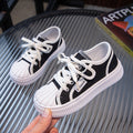 Girls' shell toe canvas shoes breathable boys' athletic sneakers  new spring/autumn kids' casual white shoes trendy