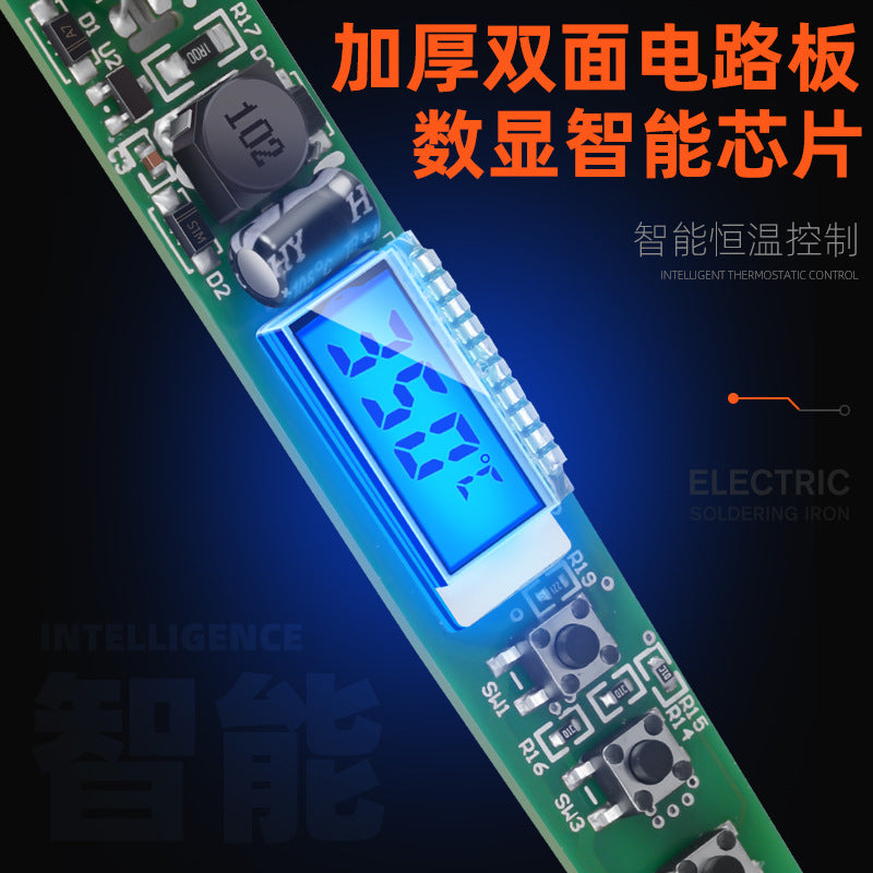 Arrize Electric Soldering Iron Wholesale Household Constant Temperature Digital Display Adjustable Temperature Electric Loco Iron Repair Welding Electric Soldering Iron Set