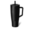 40oz jumbo ice cup 304 stainless steel with straw thermos cup outdoor portable handle car cup