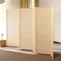 Solid wood bamboo screen folding mobile partition minimalist modern living room bedroom privacy home flat wind curtain office
