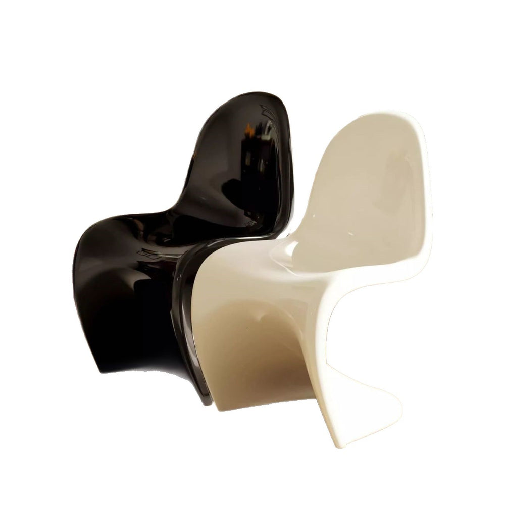 Simple modern for homethickened dining chair scandinavian stackable plastic back chair designer popular makeup chair