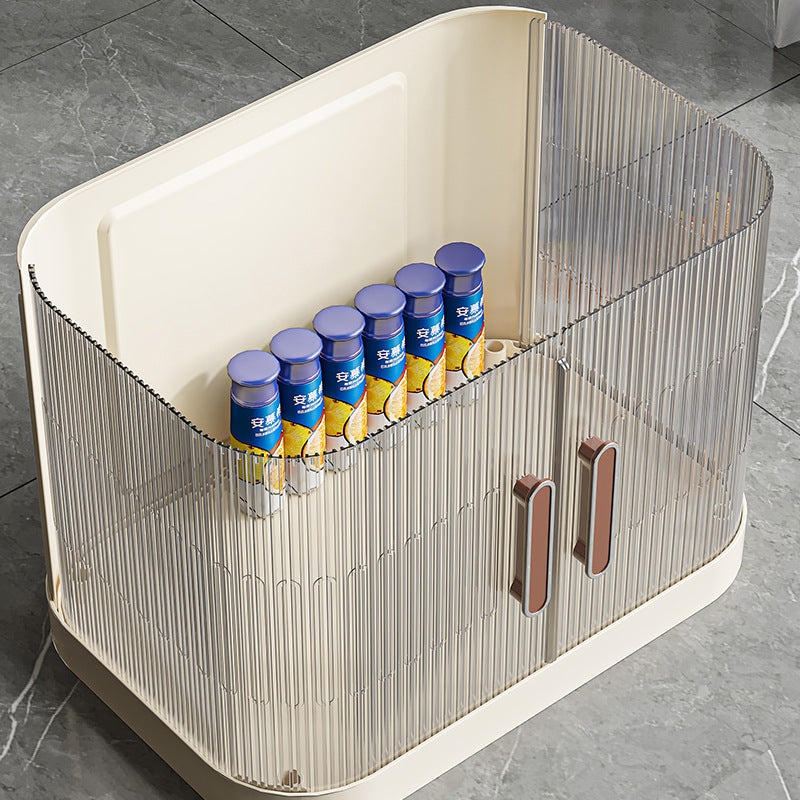 Snacks household organizing cabinet trolley storage shelf living room bedroom bathroom removable storage box storage cabinet
