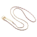 Mobile phone lanyard small fragrant pearl pickup chain long crossbody mobile phone hanging chain metal leather pendant bag chain