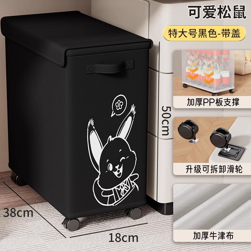 Office Storage Basket Under Table Station Removable Wheel Shelf Cart Dormitory Snack School Bag Storage Rack