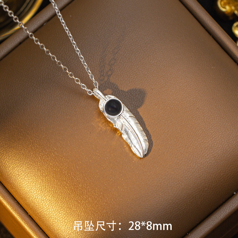 【titanium steel】trendy "i love you" projection necklace - 100 languages, premium 18k pendant, lightweight luxury jewelry for women