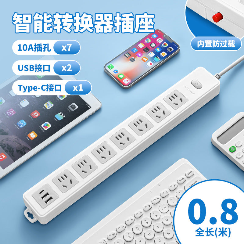 Multi-socket wireless power strip without cord socket with usb connection power strip self-wiring converter power strip power strip