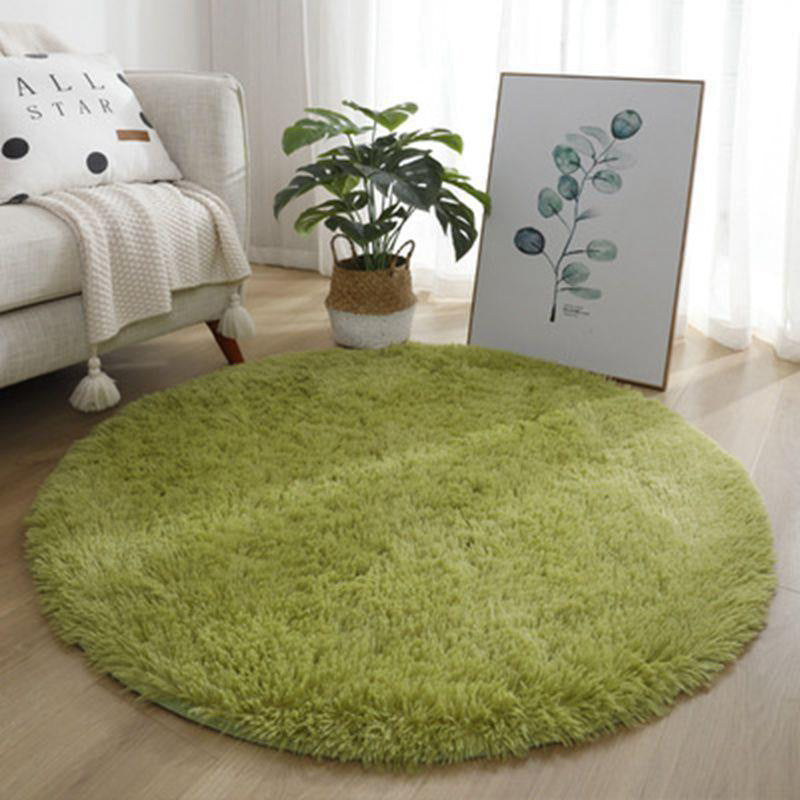 Round silk wool carpet study living room coffee table mat bedroom bedside blanket stuffed hanging basket rocking chair computer chair floor mat
