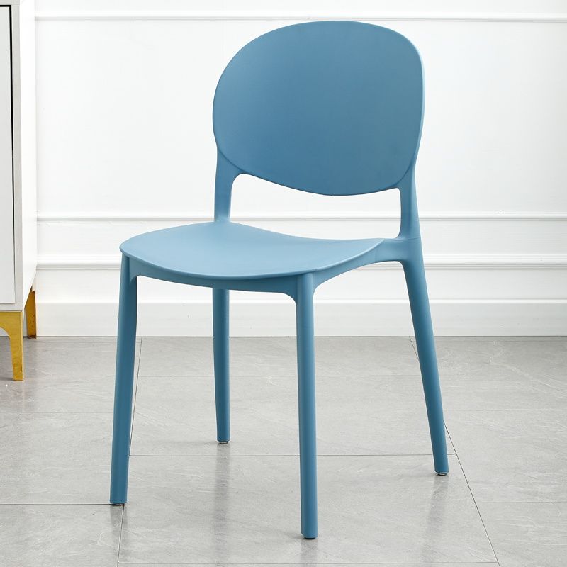 Scandinavian modern casual plastic chair for home backrest dining chair casual study chair stool restaurant chair scandinavian style