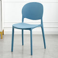 Scandinavian modern casual plastic chair for home backrest dining chair casual study chair stool restaurant chair scandinavian style
