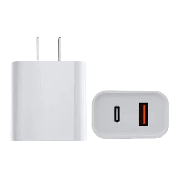apple charger pd20w dual-port fast charging adapter for iphone 17/16 pro - charging head set