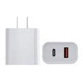 apple charger pd20w dual-port fast charging adapter for iphone 17/16 pro - charging head set