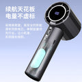 100-speed high-speed handheld fan usb mini portable charging turbine small fan digital display desktop fan gs5