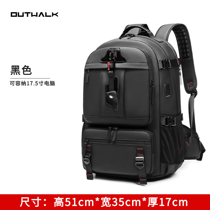 New travel bag men's backpack large capacity school bag multi-functional computer bag outdoor travel backpack men's