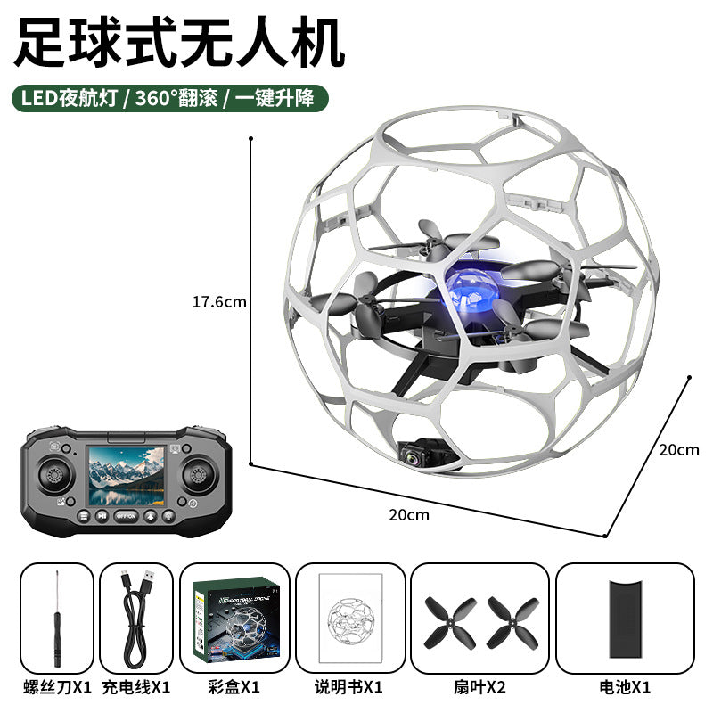 New cross-border brushless drone football hd dual camera aerial photography quadcopter optical flow positioning remote control