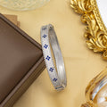 Bracelet female titanium steel fashion non-fading copper inlaid zirconium bracelet niche high-end fashion elegant jewelry wholesale hand jewelry
