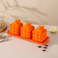 Marshmallow seasoning jar (orange)