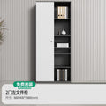 Warm white 2-door left filing cabinet (delivery included)