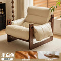 Medieval jersey island chair casual chair balcony single lazy sofa lounge chair living room reclining and sleeping solid wood sofa