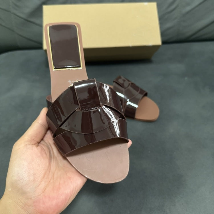Spanish summer new fashion criss-cross strap flat sandals & slippers - casual & comfortable women's footwear
