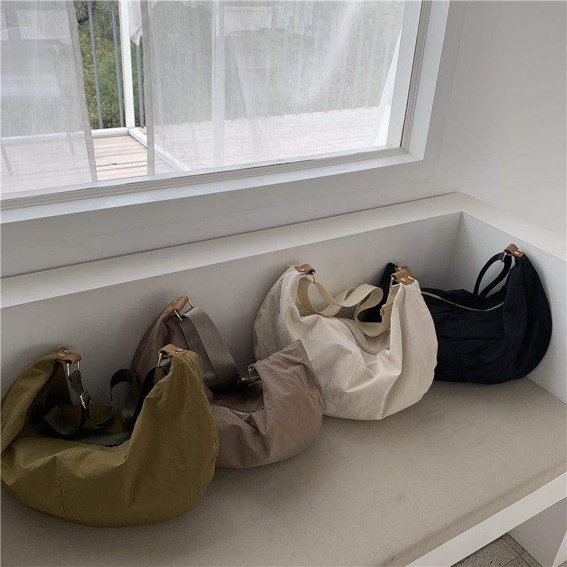 Bag women's 2022 new fashion Korean version women's bag oblique span shoulder bag Korean version dumpling bag armpit bag large capacity tide