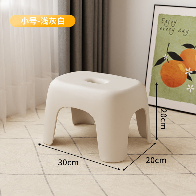 Plastic stool kids washbasin step stool for homethickened small stool adult non-slip stool shoe changing stool low stool