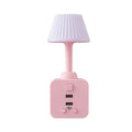 Led eye-care multifunctional desk lamp socket study bedside night light plug adapter bedroom lamp usb charging power strip