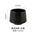 For home making tea and drinking water creative kiln retro ceramic cup various colors large office coffee cup