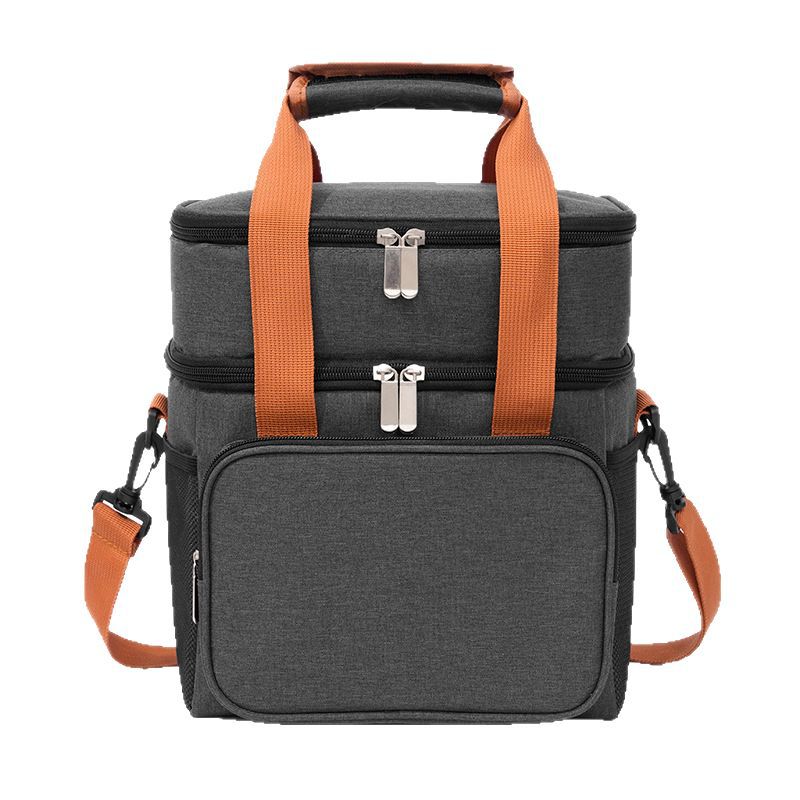 Beilian double-layer thermal insulation bag  portable back span large-capacity picnic lunch box bag PEVA water filling ice bag wholesale