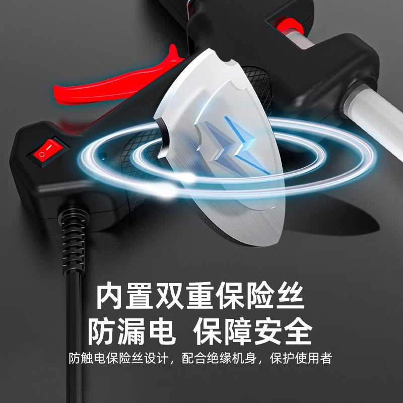 Delixi Electric hot melt glue gun fine nozzle anti-drip 60w hot melt gun household handmade high-stick mini glue stick glue gun