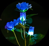 Solar light Outdoor garden light Automatic light in the dark Solar butterfly Firefly rose floor insert night light