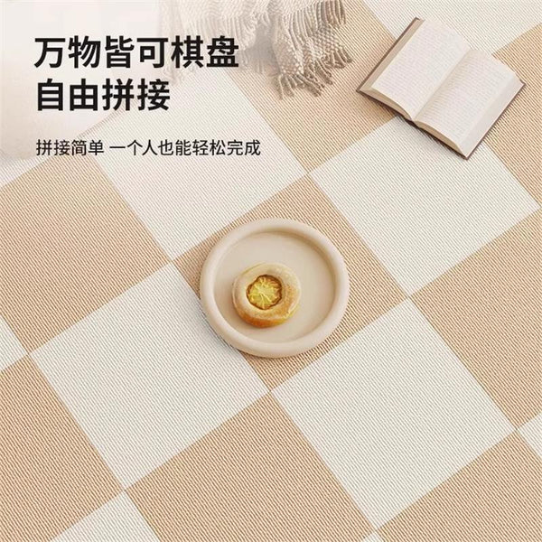 Japanese splicing carpet self-adhesive living room bedroom mattress bedside full square non-slip floor mat room office study