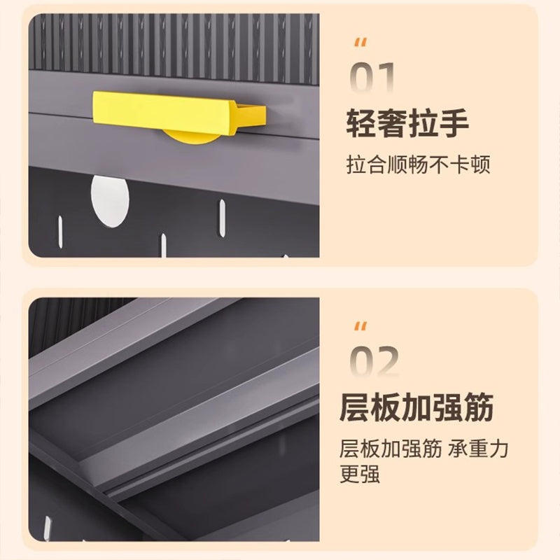 Kitchen multi-tier storage rack sideboard floor cabinet dustproof multifunctional organizer microwave oven bowl cabinet storage cabinet
