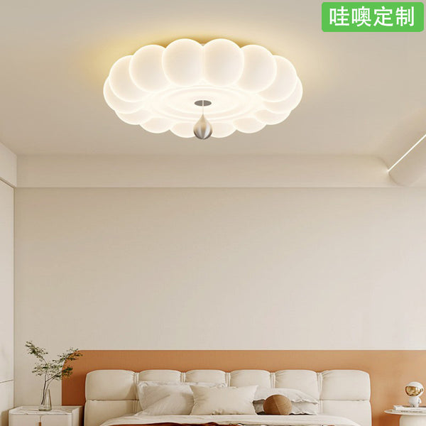 [Wow] Cream wind ceiling lamp modern simple French medieval designer cloud children's room master bedroom lamp