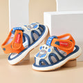Baby cloth sandals for boys, summer, ages 0-1-2-3 years, infant anti-slip soft sole squeaky shoes, girls' first walker shoes, baby shoes