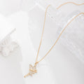 European and american cross-border necklace wholesale: new, niche, high-end jewelry, light luxury diamond-studded pendant, women's wing jewelry accessories