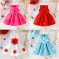 Spring/summer new arrivals: adorable girls' princess dress - 3d floral sleeveless tutu dress, sweet korean style
