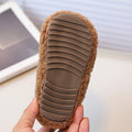 Girls' snow boots: new korean style for winter  - fuzzy, plush-lined, warm cotton shoes for little girls