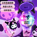 Kids' cartoon watch toy - musical, light-up electronic watch with flashing lights - kuromi toy - gift for boys and girls - perfect for kindergarten