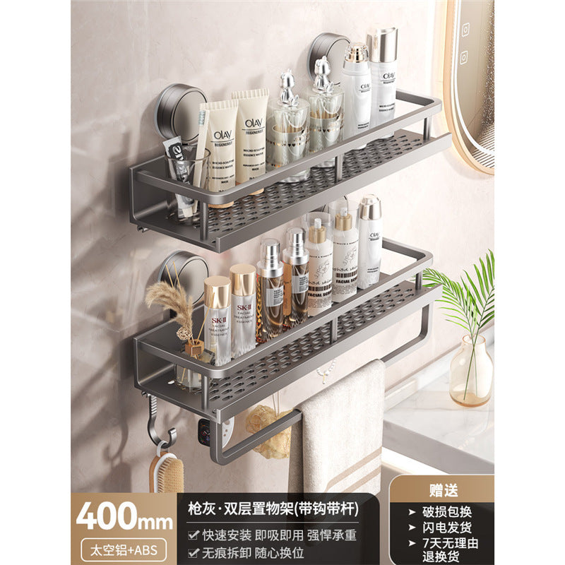 Shelf, toilet wall hanging, no punching on the wall, bathroom storage basket, toilet, hand wash, storage rack corner