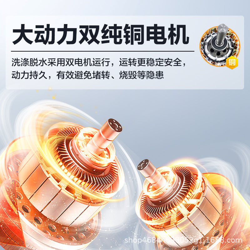 Royalstar 30kg pure copper motor double barrel washing machine semi-automatic jumbo capacity hotel dry cleaner